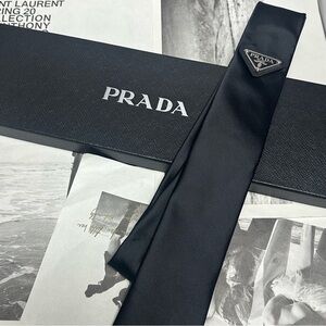 PRADA Black Tie With Box